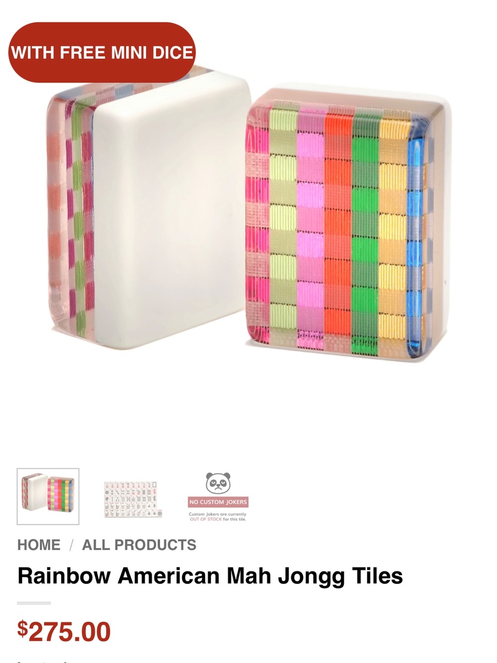 Where the Winds Blow brand Mahjong time set matching dice